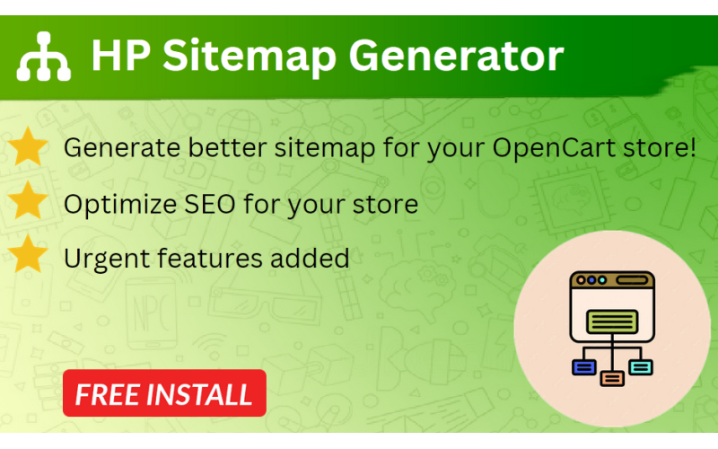 Sitemap Generator OpenCart