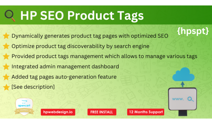 HP SEO Product Tags OpenCart