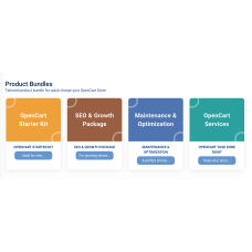 OpenCart Product Bundles Module – Flexible Package Builder with Group & Item Rules