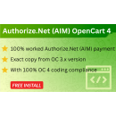 Authorize.Net (AIM) for OpenCart 4