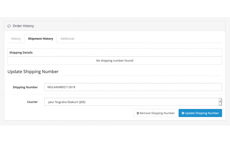 Module Tracking/Lacak Resi OpenCart screenshot 17