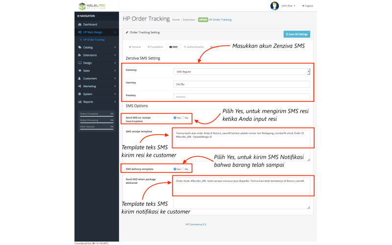 Module Tracking/Lacak Resi OpenCart screenshot 8