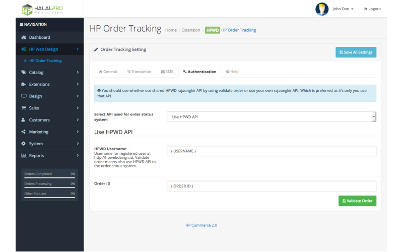 Module Tracking/Lacak Resi OpenCart screenshot 5