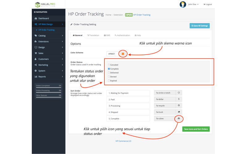 Module Tracking/Lacak Resi OpenCart screenshot 10