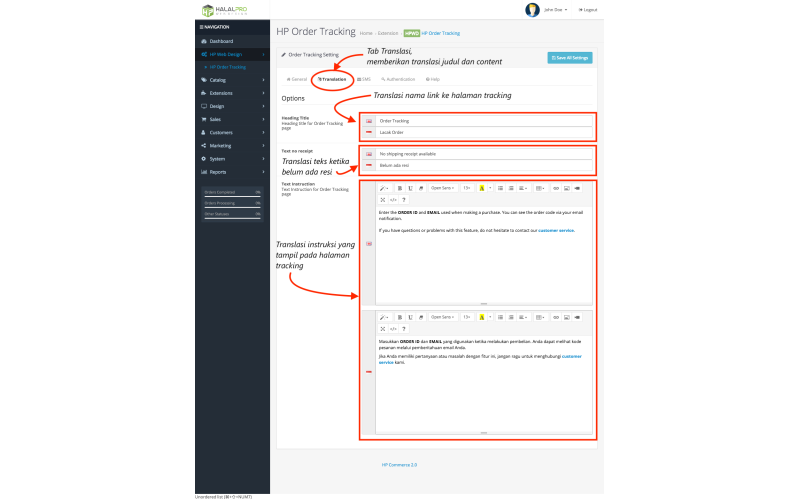 Module Tracking/Lacak Resi OpenCart screenshot 15