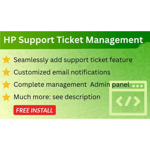 HP Support Ticket System OpenCart