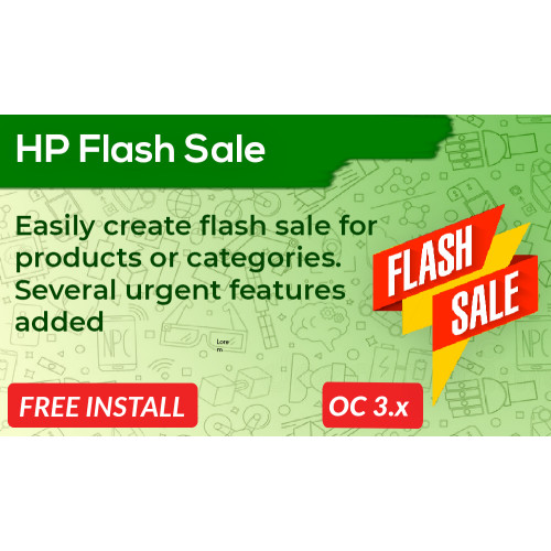 Produk Flash Sale Opencart
