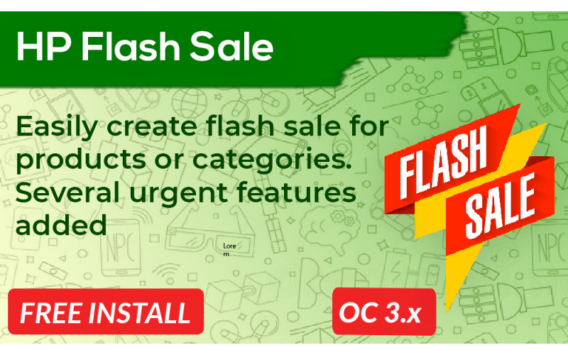 Produk Flash Sale Opencart