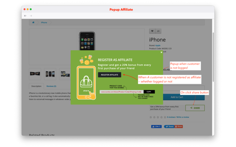 Advanced Affiliate Marketing Management Opencart screenshot 5
