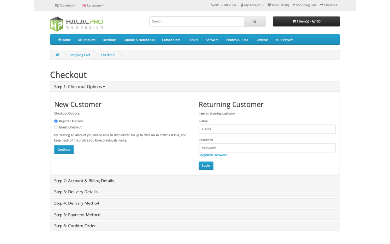 Ajax Whatsapp Checkout OpenCart screenshot 9