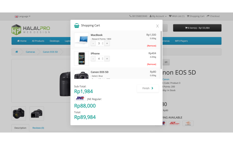 Ajax Whatsapp Checkout OpenCart screenshot 11