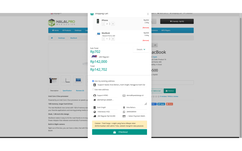Ajax Whatsapp Checkout OpenCart screenshot 2