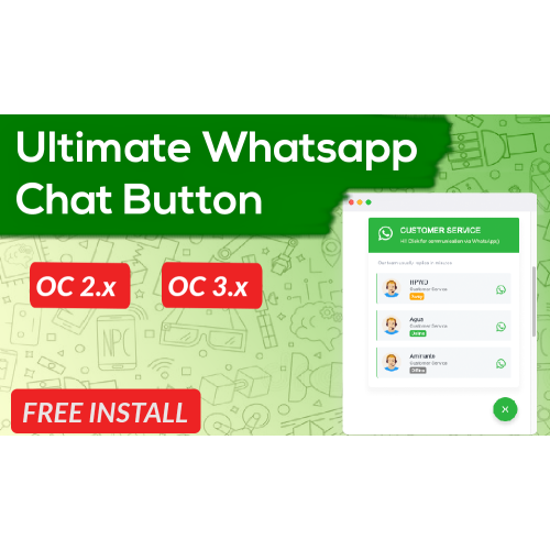 Module Chat Whatsapp OpenCart