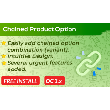 Chained Product Option OpenCart