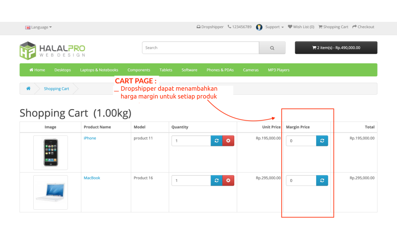 Module Management Dropshipper OpenCart screenshot 5