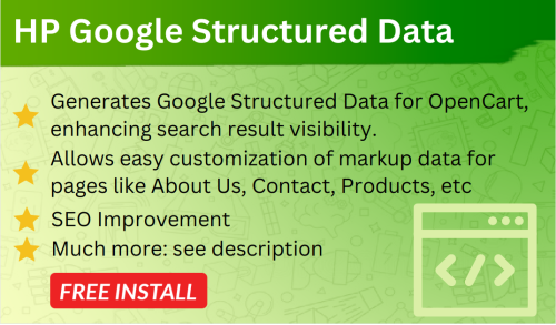 HP Google Structured Data OpenCart HP Google Structured Data OpenCart