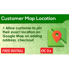 Map Lokasi Customer di Google Map OpenCart