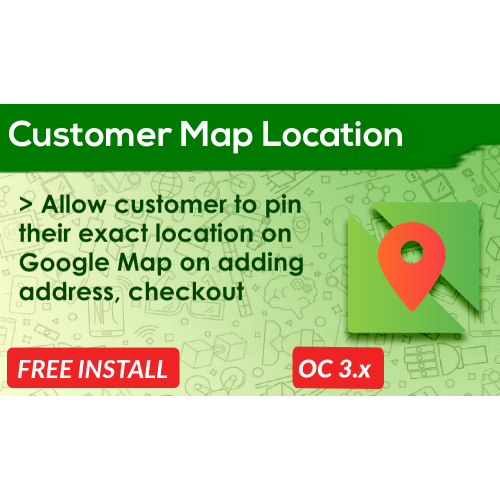 Map Lokasi Customer di Google Map OpenCart