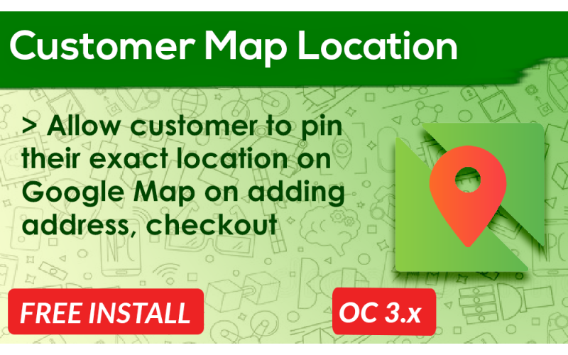 Map Lokasi Customer di Google Map OpenCart