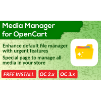File Media Manager OpenCart