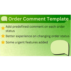 HP Order Comment Template