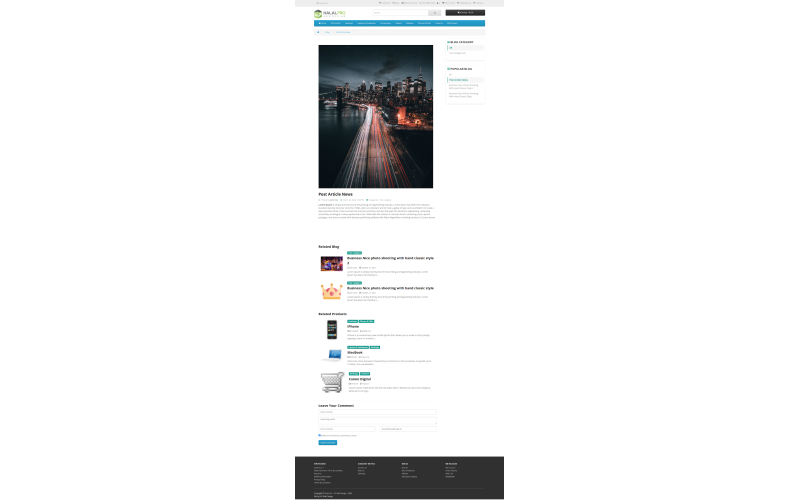 OpenCart Blog with Disquss Comment screenshot 9