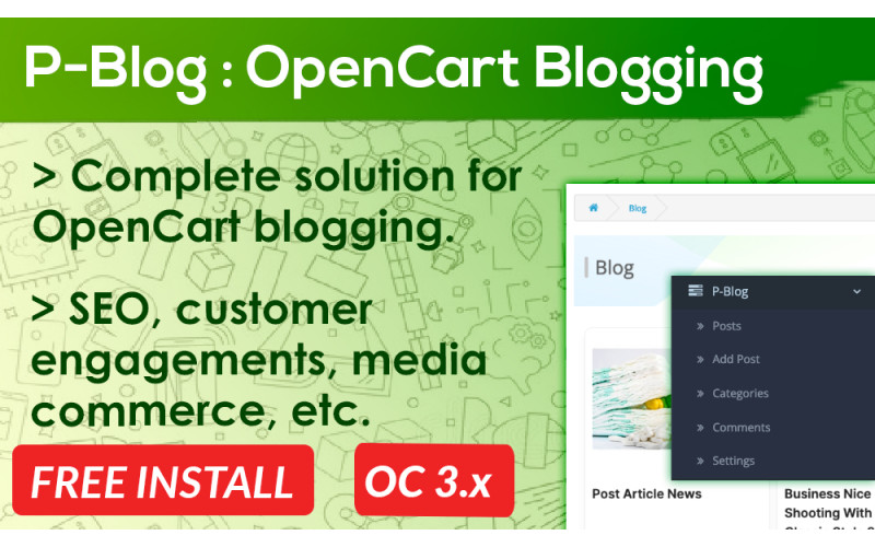 OpenCart Blog with Disquss Comment