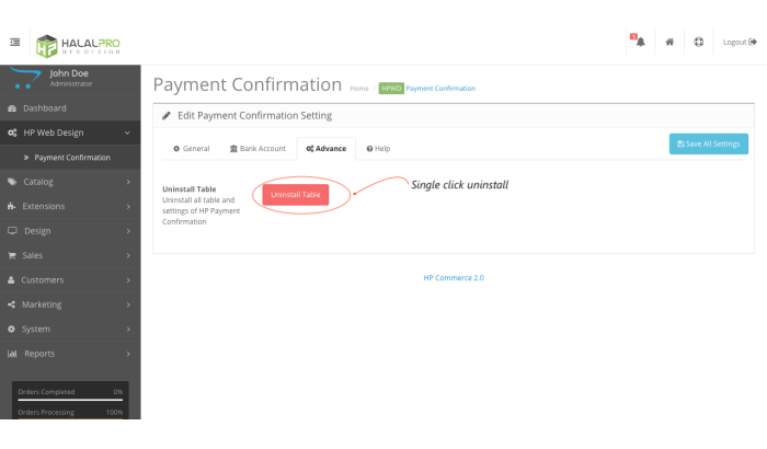 Konfirmasi Pembayaran OpenCart