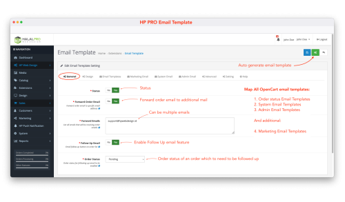 PRO Email Template for OpenCart PRO Email Template for OpenCart