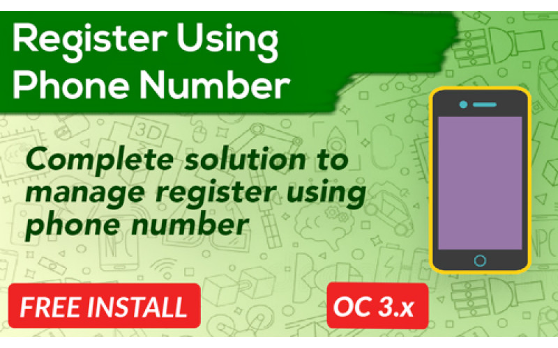 Phone Based Registration OpenCart