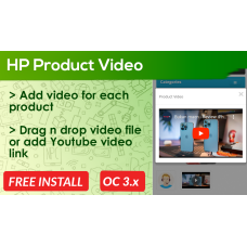  Product Video OpenCart