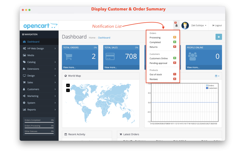 OC  System Enhancer OpenCart screenshot 1
