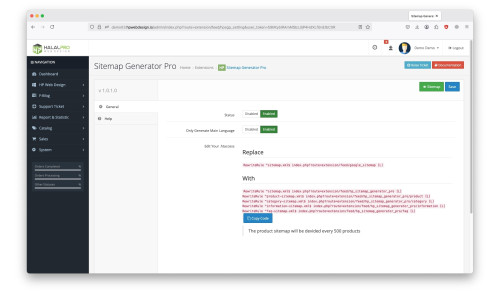 Sitemap Generator PRO OpenCart - Multi Language Sitemap Generator PRO OpenCart - Multi Language