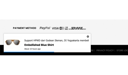Module Popup Notifikasi Penjualan OpenCart