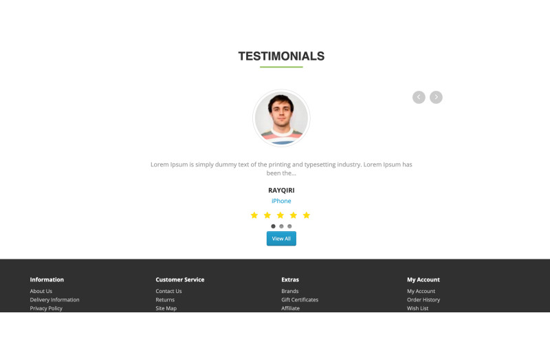 Module Testimonial OpenCart screenshot 5